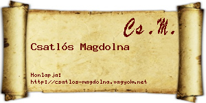 Csatlós Magdolna névjegykártya